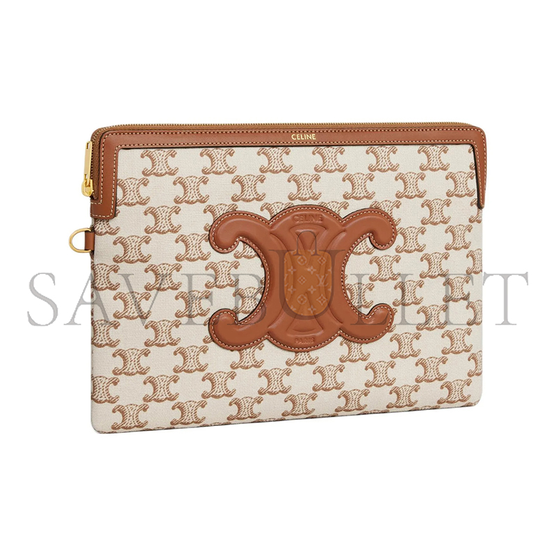 Ce1i*e small pouch with strap cuir triomphe 10j502fcu.01bc (25*17.5*1cm)